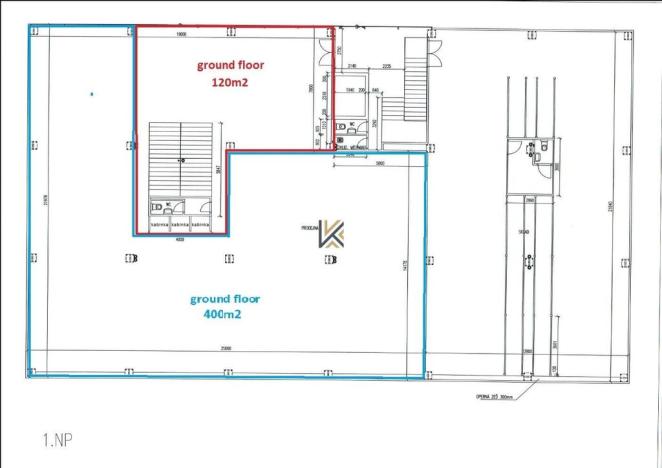 Pronájem obchodního prostoru, Praha - Vysočany, Poděbradská, 960 m2