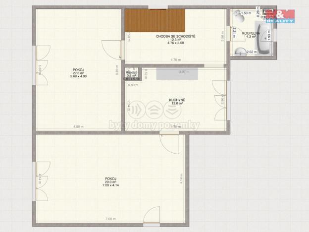 Prodej rodinného domu, Žlutice, Poděbradova, 100 m2