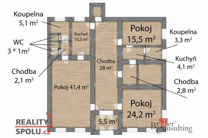 Prodej ubytování, Kovářská, nám. J. Švermy, 520 m2