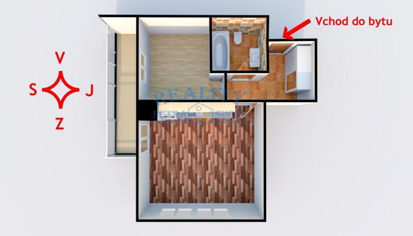 Prodej bytu 2+kk, Praha - Kyje, Farkašova, 40 m2