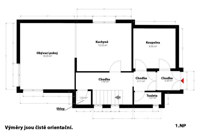 Prodej rodinného domu, Smržovka, Věry Kozákové, 110 m2