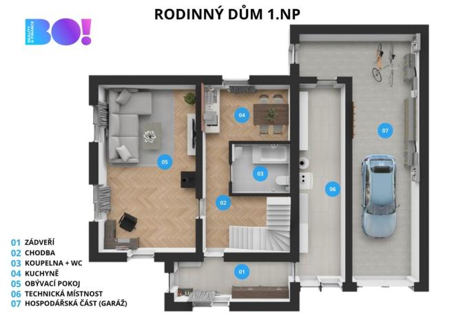 Prodej rodinného domu, Valašská Senice, 111 m2