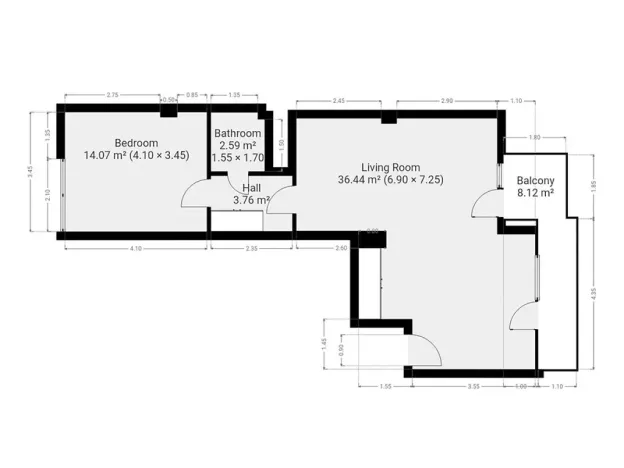 Pronájem bytu 2+kk, Praha - Vinohrady, Francouzská, 69 m2