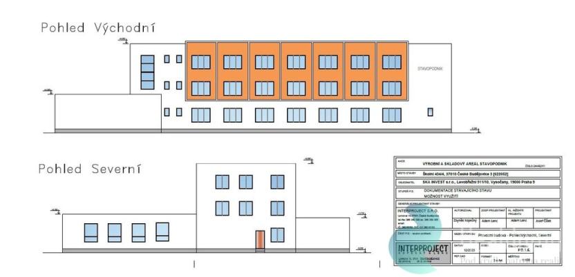 Pronájem kanceláře, České Budějovice, Školní, 610 m2