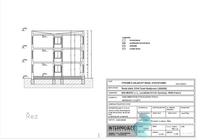 Prodej kanceláře, České Budějovice, Školní, 1260 m2