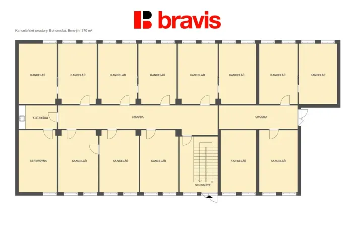 Pronájem kanceláře, Brno - Horní Heršpice, Bohunická, 20 m2