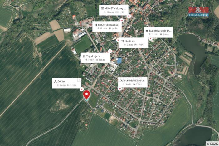 Prodej pozemku pro bydlení, Mladá Vožice, 771 m2