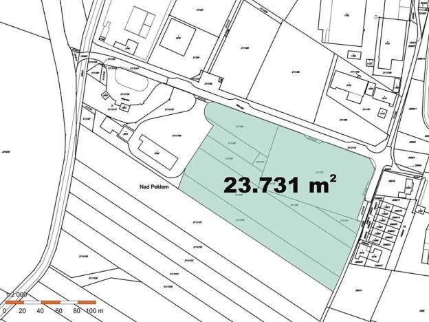 Prodej komerčního pozemku, Polná, 23731 m2