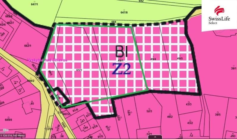 Prodej pozemku pro bydlení, Vyskytná nad Jihlavou, 9617 m2
