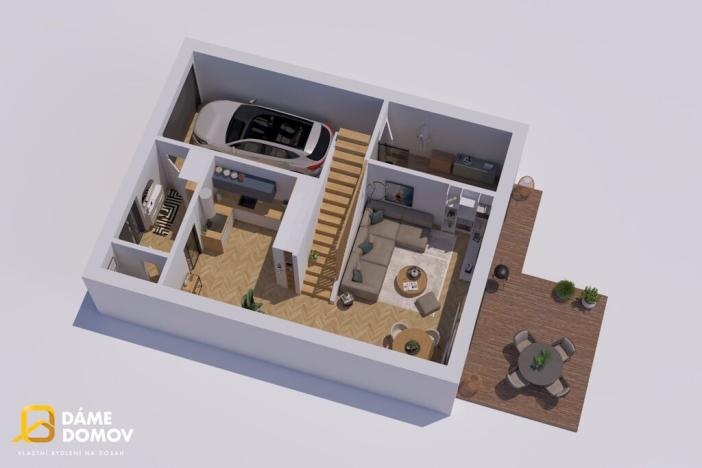 Prodej rodinného domu, Kostice, 121 m2