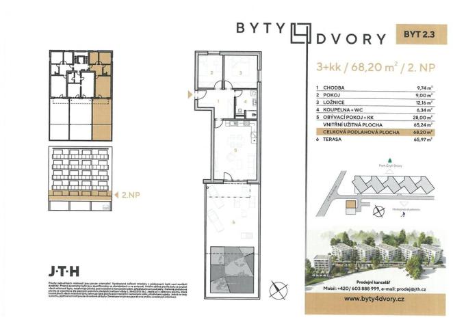 Prodej bytu 3+kk, České Budějovice, M. Horákové, 134 m2
