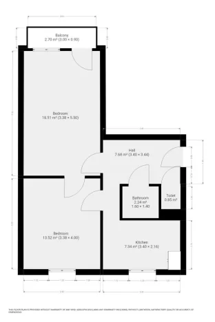 Pronájem bytu 2+1, Praha - Záběhlice, Jasmínová, 53 m2