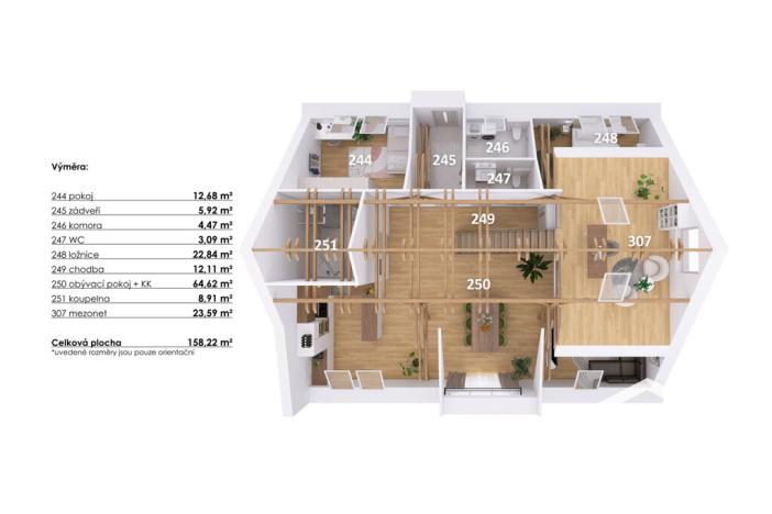 Prodej bytu 5+kk, Hodonice, Panská, 161 m2