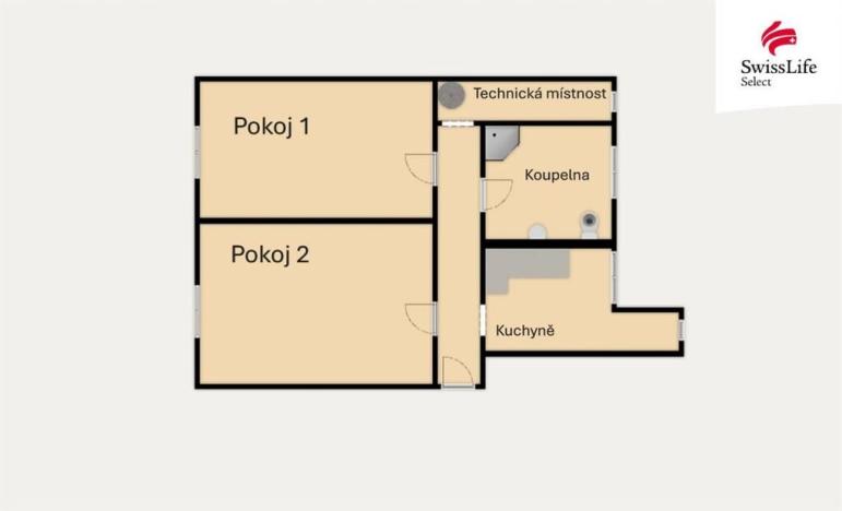 Prodej bytu 2+1, Nejdek, Karlovarská, 45 m2