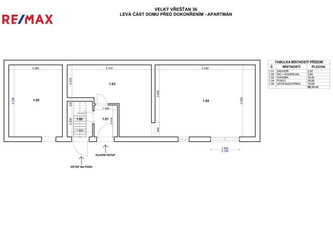 Prodej rodinného domu, Velký Vřešťov, 402 m2