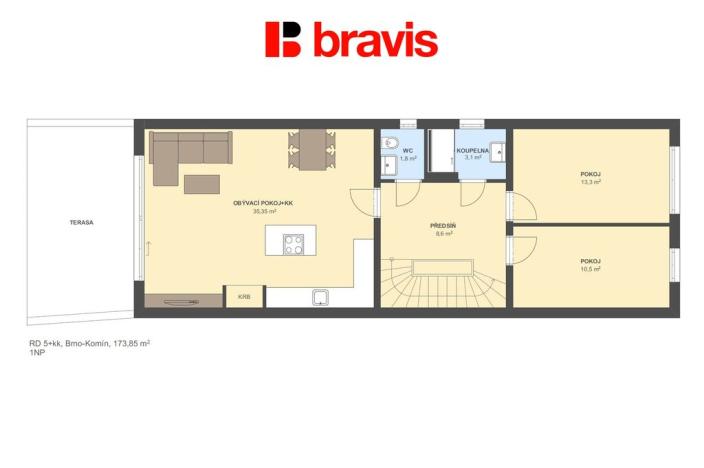 Prodej pozemku pro bydlení, Brno, Chaloupky, 701 m2