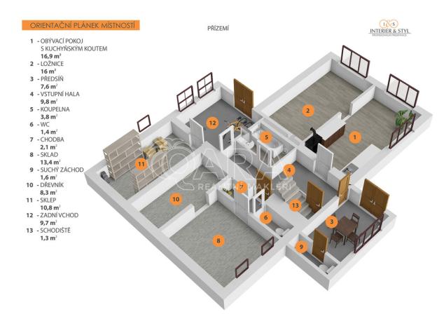 Pronájem rodinného domu, Jestřabí v Krkonoších - Roudnice, 220 m2