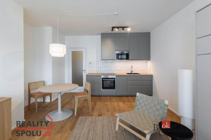 Pronájem bytu 1+kk, Praha - Holešovice, U průhonu, 32 m2