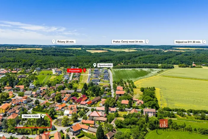 Prodej pozemku pro bydlení, Kozojedy, 800 m2