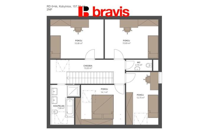 Prodej rodinného domu, Kobylnice, U Řempa, 158 m2