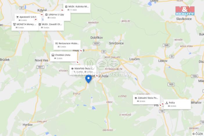 Prodej pozemku pro bydlení, Chodská Lhota, 1139 m2