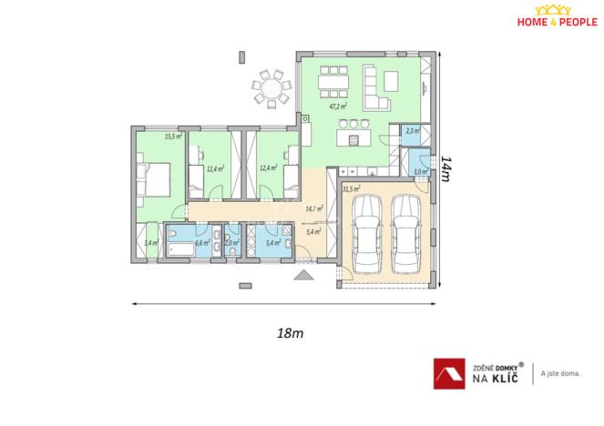 Prodej rodinného domu, Machová, 191 m2