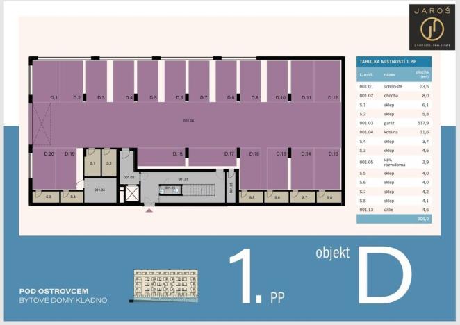 Prodej bytu 2+kk, Kladno, 56 m2