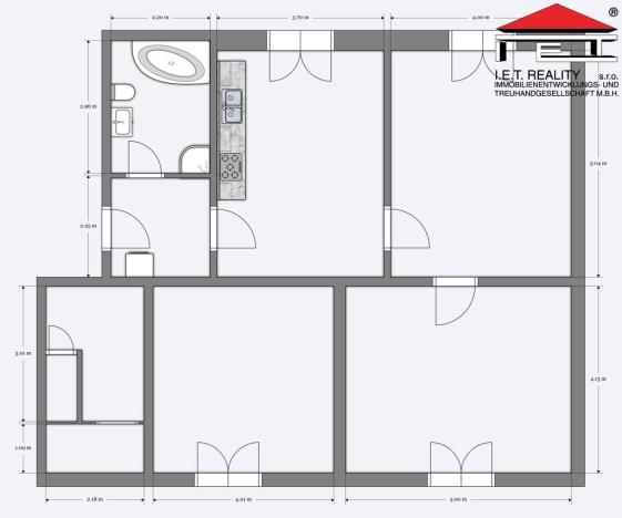 Prodej bytu 4+1, Litvínov, Studentská, 96 m2