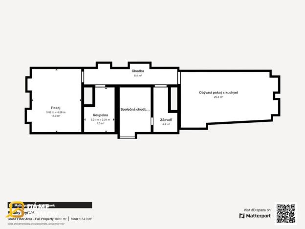 Prodej bytu 2+kk, Zlín, 70 m2