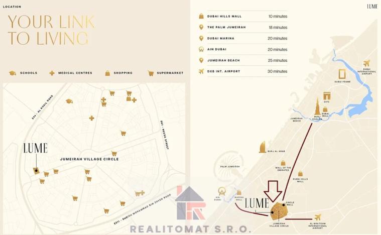Prodej bytu 1+kk, Dubaj, Spojené arabské emiráty, 36 m2