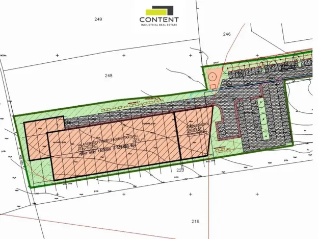 Pronájem komerčního pozemku, Vestec, Vídeňská, 16327 m2