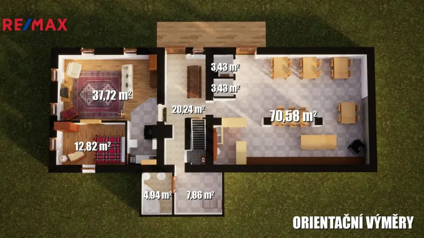 Prodej rodinného domu, Brniště - Luhov, 250 m2