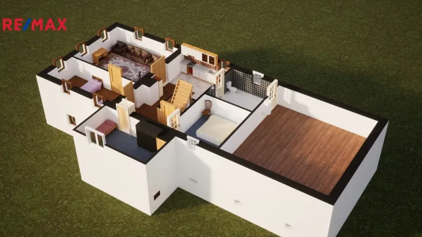 Prodej rodinného domu, Brniště - Luhov, 250 m2