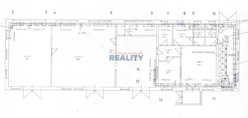 Prodej výrobních prostor, České Budějovice, Vltavské nábř., 380 m2