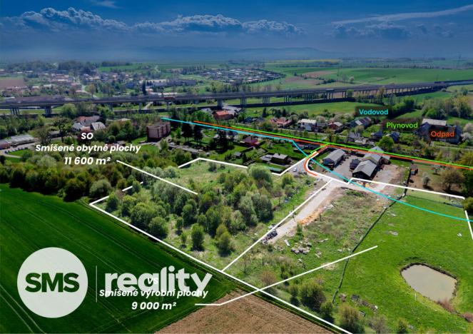 Prodej pozemku pro bydlení, Hladké Životice, Fulnecká, 22000 m2