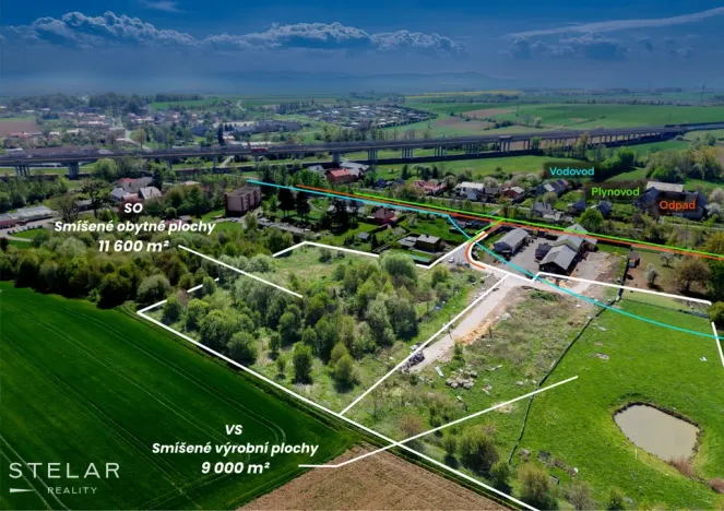 Prodej pozemku pro bydlení, Hladké Životice, Fulnecká, 22000 m2