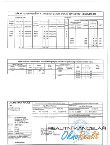 Prodej pozemku pro bydlení, Šumná, 1645 m2