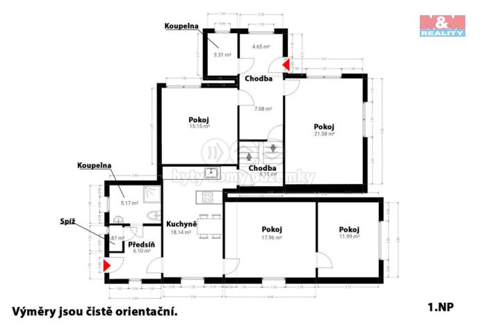 Prodej rodinného domu, Klabava, 117 m2