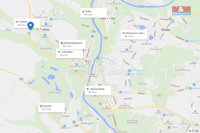 Prodej zahrady, Hrdlořezy, 449 m2