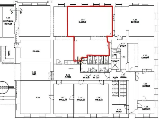Pronájem obchodního prostoru, Praha - Smíchov, Nádražní, 94 m2