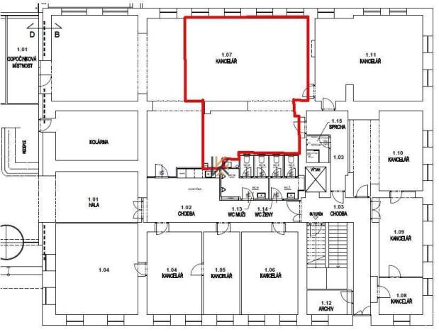 Pronájem kanceláře, Praha - Smíchov, Nádražní, 94 m2