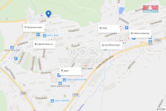 Prodej bytu 4+1, Litvínov - Janov, Luční, 83 m2