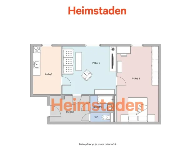 Pronájem bytu 2+1, Havířov - Město, Jana Wericha, 55 m2