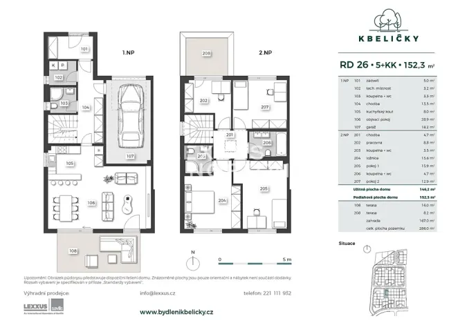 Prodej rodinného domu, Praha - Kbely, Hůlkova, 152 m2