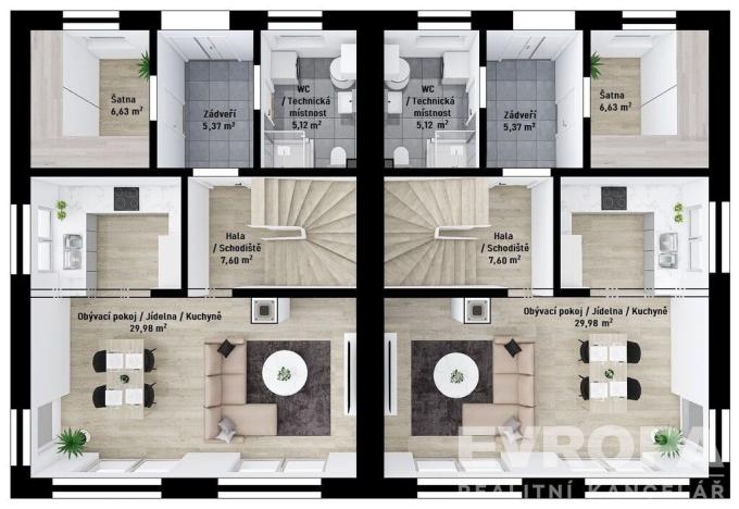 Prodej rodinného domu, Čimelice, 105 m2