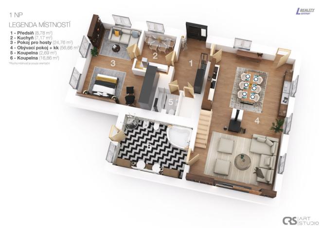 Prodej rodinného domu, Stará Huť, K Vršíčku, 234 m2