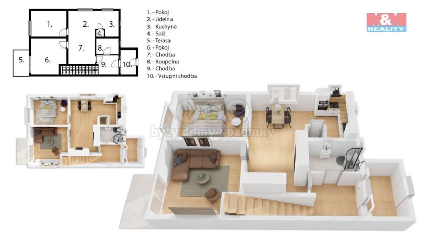 Prodej rodinného domu, Praha - Nebušice, Tuchoměřická, 151 m2