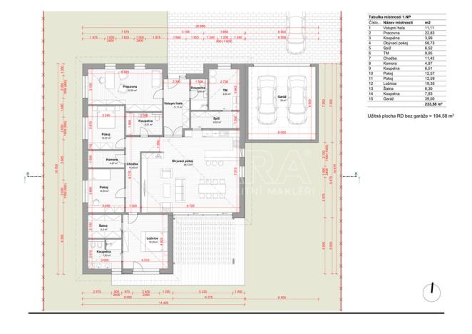 Prodej rodinného domu, Vysoký Újezd, Na Výsluní, 234 m2