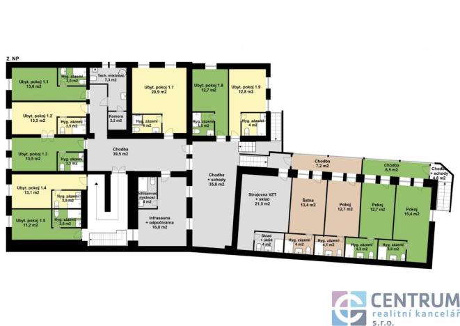 Prodej ubytování, Svoboda nad Úpou, 5. května, 1050 m2