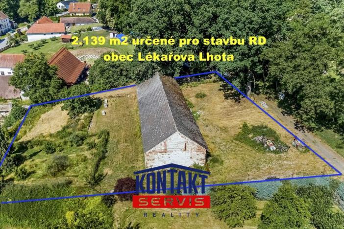 Prodej pozemku pro bydlení, Sedlec - Lékařova Lhota, 2139 m2